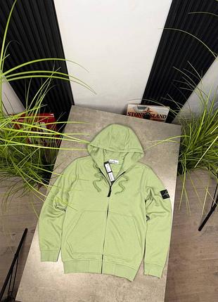 Зип-худи stone island мятный