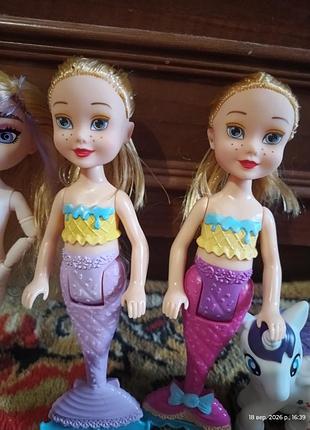 Набір ляльок та іграшок для дівчинки: rainbow high, monster high, русалки, пупс, поні 10