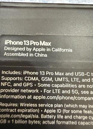 Смартфон apple iphone 13 pro max 256 гб 4