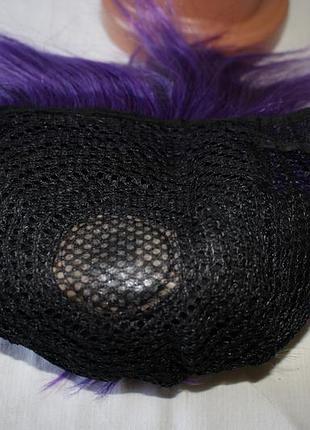 Серый с фиолетовым парик для косплея 4