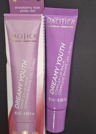 Бальзам для губ complex lip balm dreamy youth від pacifica з веганським колагеном