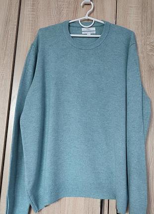 Премиальный свитер джемпер marks &amp; spencer | 100% шерсть ягненка (lambswool) | размер xl