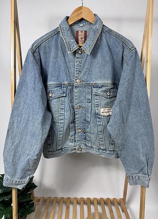Вінтажна джинсова куртка trade mark bsco dockhand vintage 90s 1991