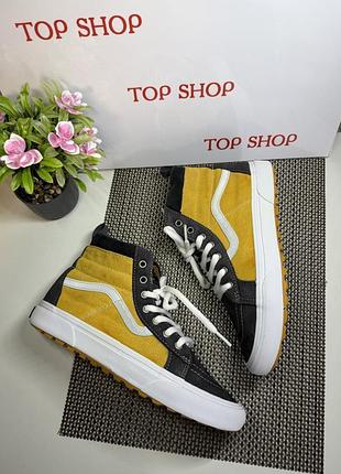 Оригинальные утепленные кеды высокие vans 3