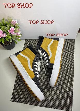 Оригинальные утепленные кеды высокие vans 4