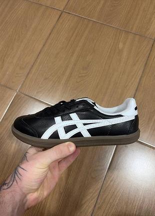 Asics onitsuka tiger black leather