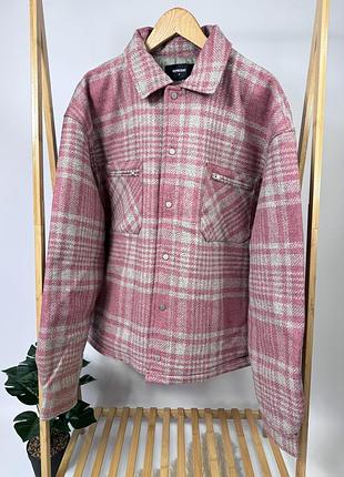 Овершот куртка бомбер represent quilted flannel shirt оригінал чоловічий розмір m-l