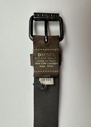Чоловічий шкіряний ремінь diesel 6
