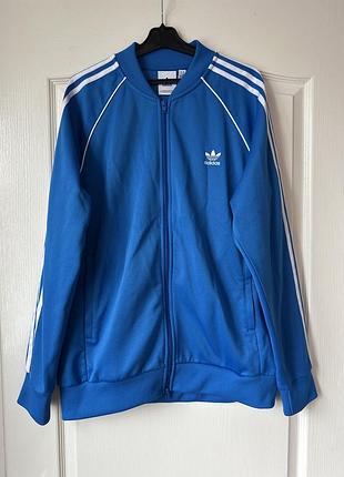 Adidas оригінал adicolor classics sst тренувальна куртка чоловіча синя il2493