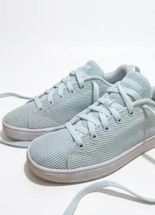 Оригінальні текстильні кеди adidas р. 36 (мятні кросівки адідас)
