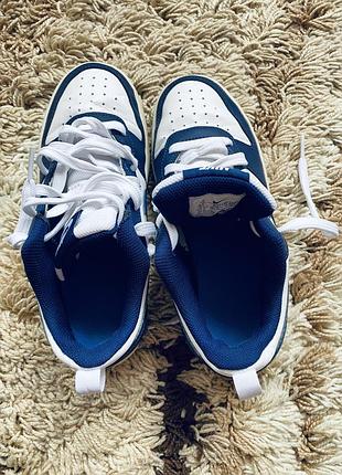 Кросівки nike білі з синім 2