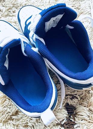Кросівки nike білі з синім 4