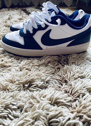 Кросівки nike білі з синім 5