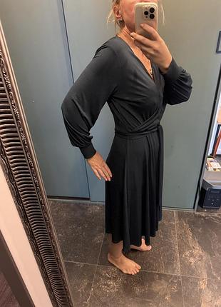 Сукня міді жіноча h&m  з довгим рукавом