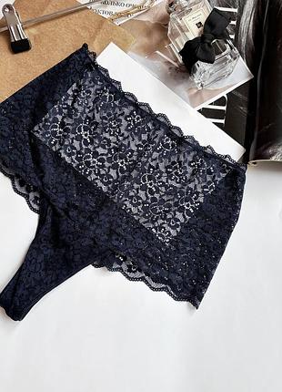 Трусики  колоти висока посадка tezenis сині розмір хs ,s