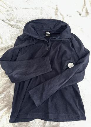 Чоловіча флісова толстовка the north face синя розмір m