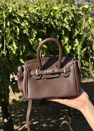 Стильна жіноча сумка в стилі hermes