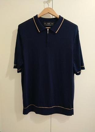 Футболка f&f polo шерсть мериноса uniqlo massimo dutti hugo boss gant