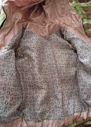 Куртка для дівчинки guess рожева, розмір 122-128