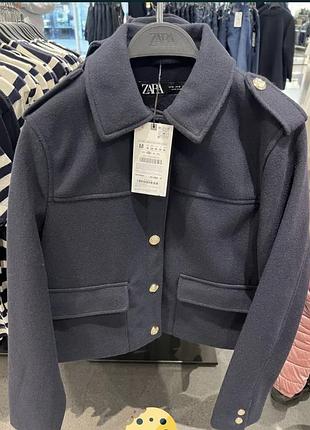Жакет жіночий zara синій 4