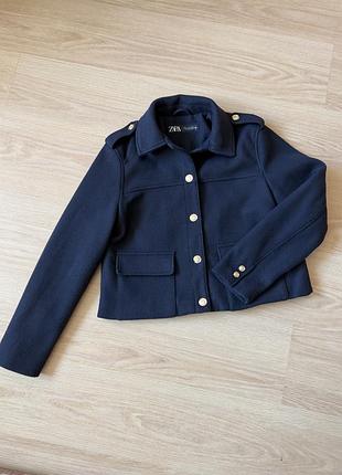 Жакет жіночий zara синій 3