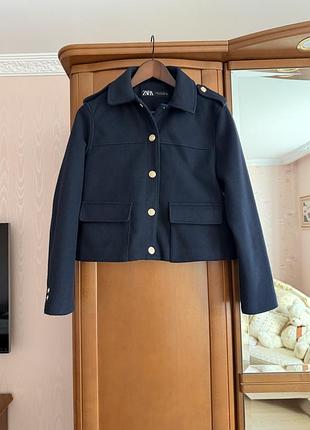 Жакет жіночий zara синій 7