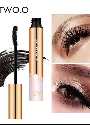 Легендарна туш o.two.o instant oversize volume gold mascara