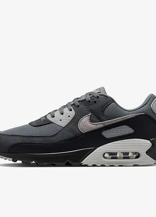 Кросівки чоловічі nike air max 90 grey/black dm0029-020