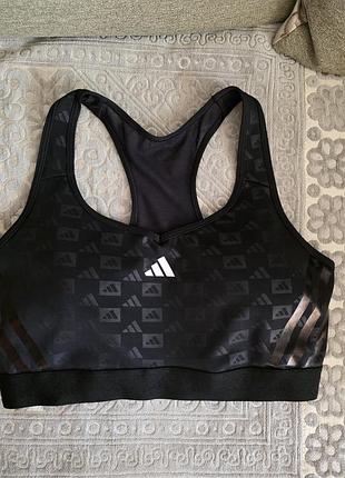 Жіночий спортивний топ adidas чорний розмір l