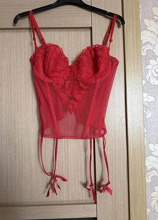 Корсет з мереживом 85в 2