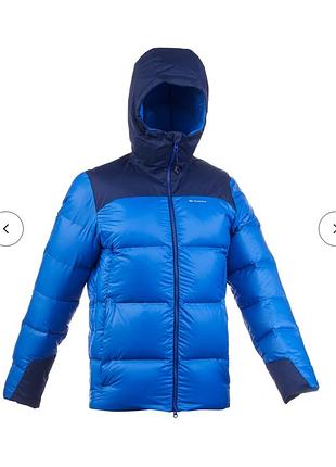 Forclaz men's mountain trekking down jacket - trek 900 decathlon мужской пуховик размер l