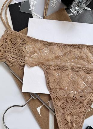Бежеві трусики intimissimi базові  розмір s 4