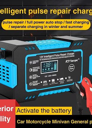 Зарядний для акумулятора автомобіля (12v 6а), зарядний пристрій для авто акумулятора,  eafc.