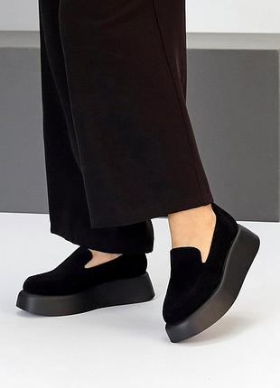 Лоферы на утолщенной подошве 4