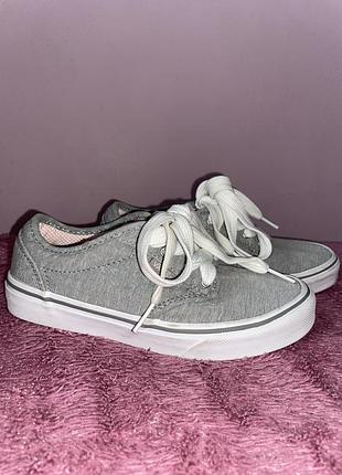 Кеди унісекс vans сірі, розмір 33, устілка 20,5-21 см