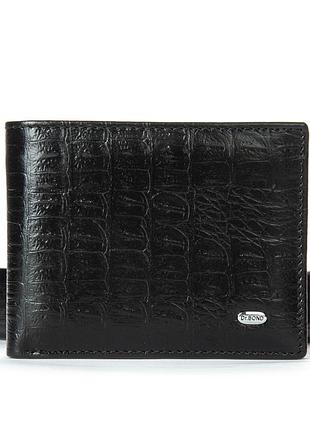 Podium кошелек classic мужской croco кожа dr. bond msm-8cr1 black
