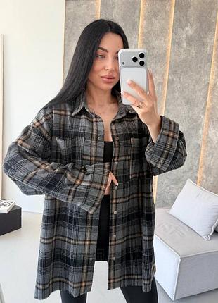 Сорочка фланелева oversize 3
