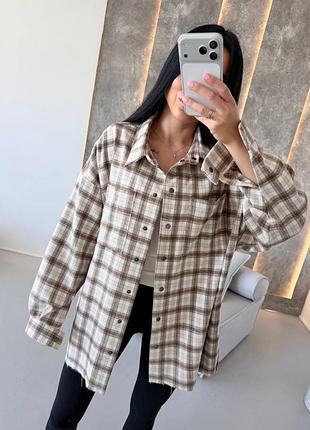 Сорочка фланелева oversize 4