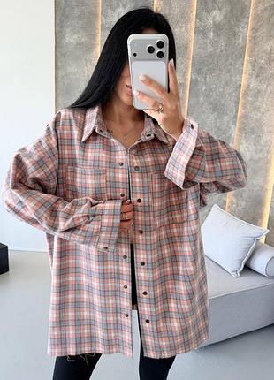 Сорочка фланелева oversize 5