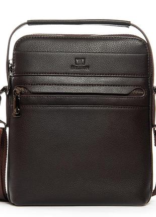 Podium сумка чоловіча планшет шкіра bretton 1670-3l brown