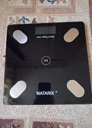 Ваги підлогові matarix електронні до 180 кг