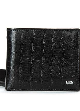 Podium кошелек classic мужской croco кожа dr. bond msm-3cr1 black