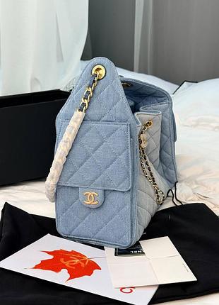 Сумка женская light blue denim handbag 8