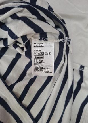 Хлопковый лонгслив h&amp;m 7