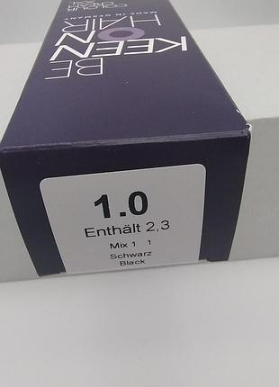 Фарба для волосся be keen on hair 1.0 schwarz чорний