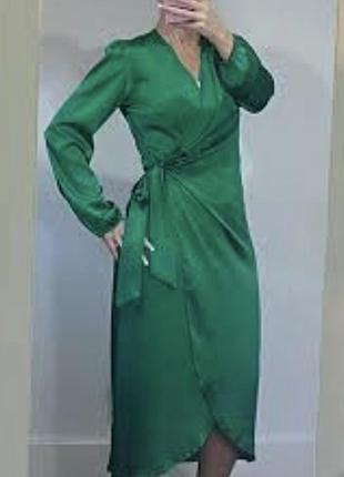 Шикарное на запах платье 👗