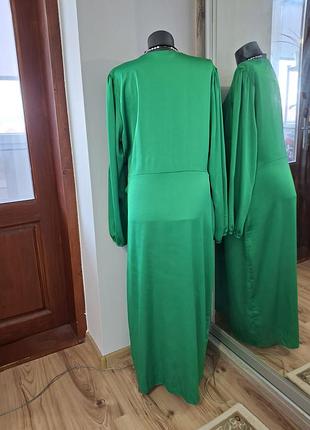 Шикарное на запах платье 👗 4
