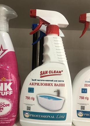 San clean для акрилових ванн 750 мл