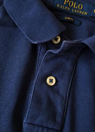 Чоловіче поло ralph lauren синє 5