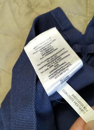 Чоловіче поло ralph lauren синє 4